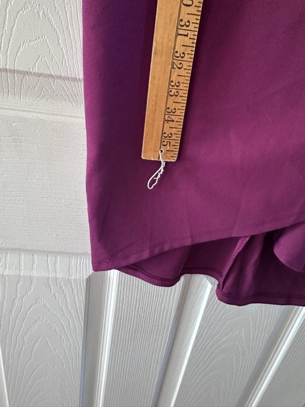 torrid Plum V-Neck Wrap-Hem Midi Dress - Picture 6 of 6